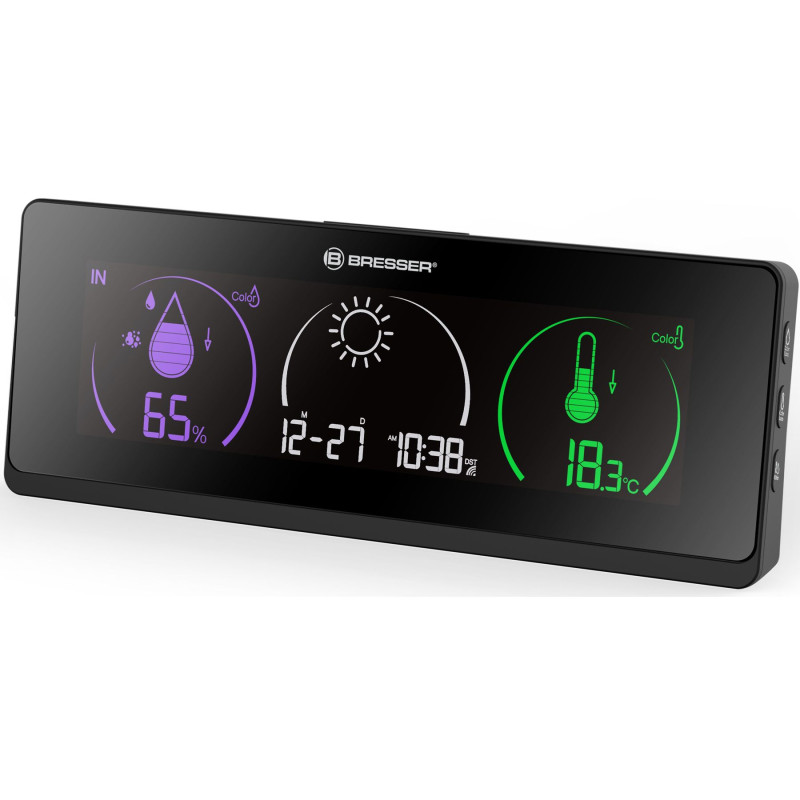 Метеостанция Bresser Colour Temeo Life Black (7008001CM3000) арт. 925520
