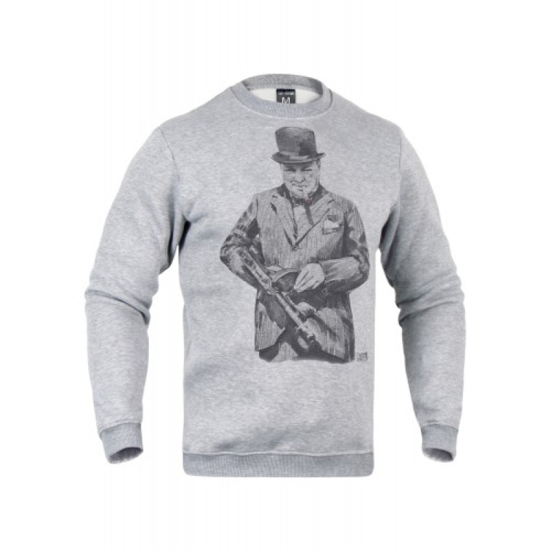 Свитшот зимний WS- Winston Churchill (Winter Sweatshirt Winston Churchill), Iron Grey арт. UA281-29911-WC-IG