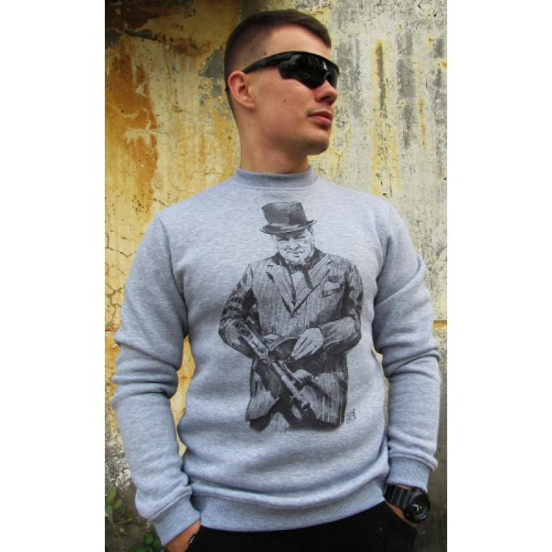 Свитшот зимний WS- Winston Churchill (Winter Sweatshirt Winston Churchill), Iron Grey арт. UA281-29911-WC-IG