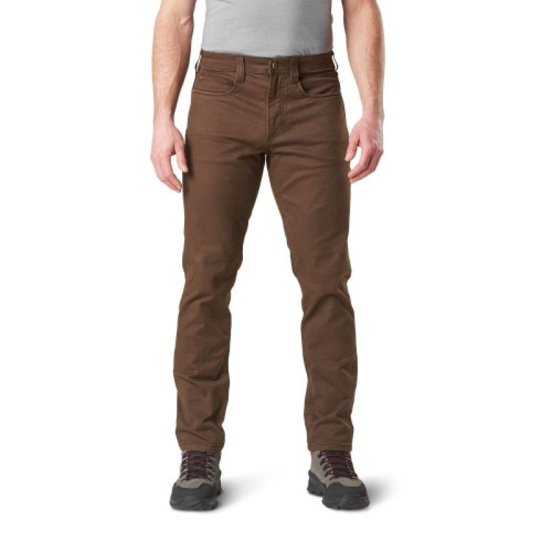 Тактические брюки 5.11 Defender-Flex Slim (джинсовый крой), Burnt