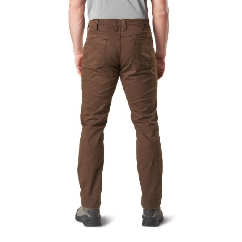 Тактические брюки 5.11 Defender-Flex Slim (джинсовый крой), Burnt
