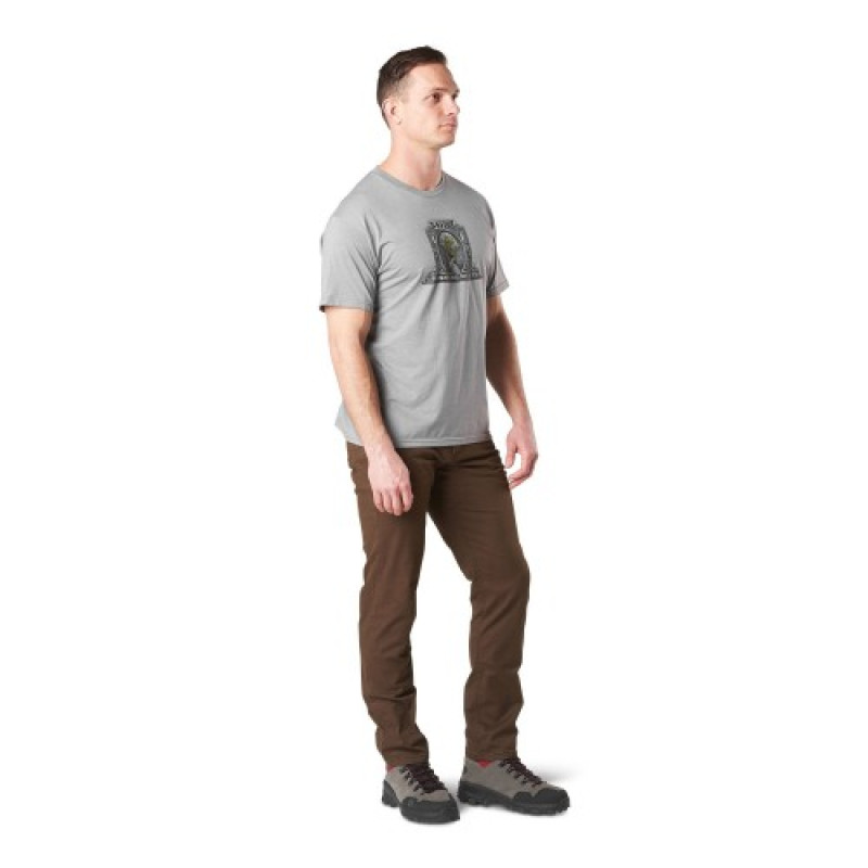 Тактические брюки 5.11 Defender-Flex Slim (джинсовый крой), Burnt