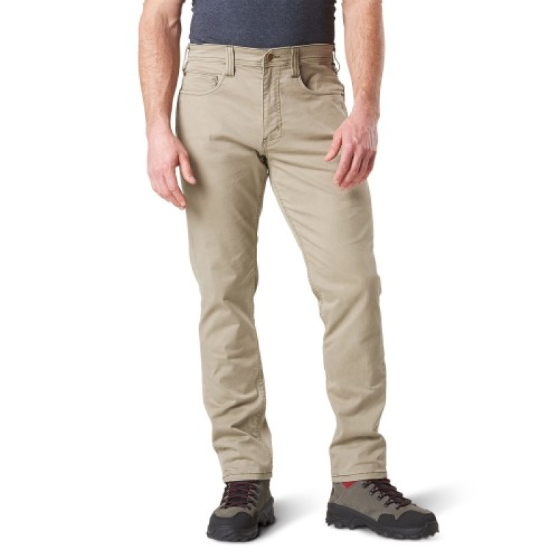 Тактические брюки 5.11 Defender-Flex Slim (джинсовый крой), Stone арт. 74464-070