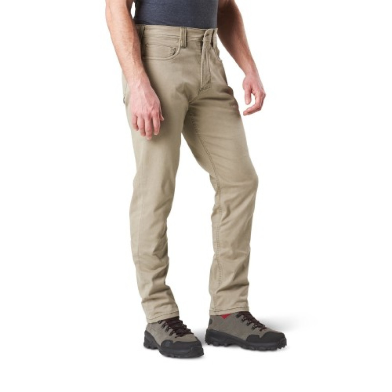 Тактические брюки 5.11 Defender-Flex Slim (джинсовый крой), Stone арт. 74464-070