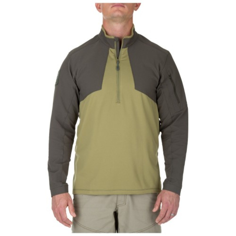 Термореглан тактичний 5.11 Thunderbolt Half Zip, Underbrush