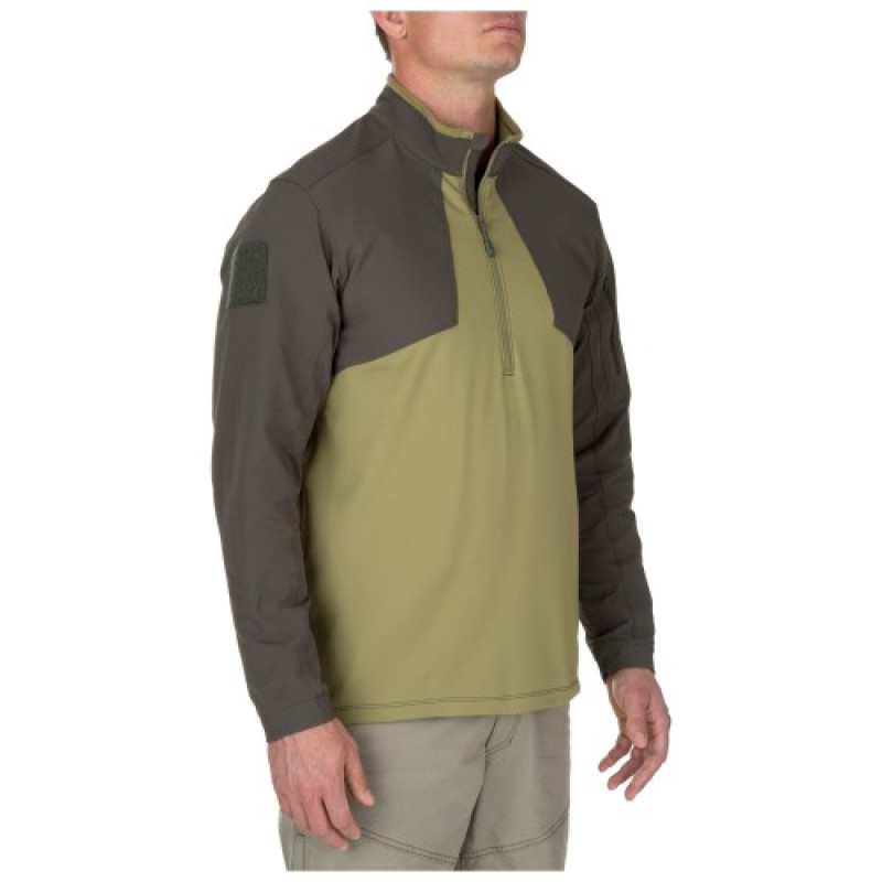 Термореглан тактичний 5.11 Thunderbolt Half Zip, Underbrush